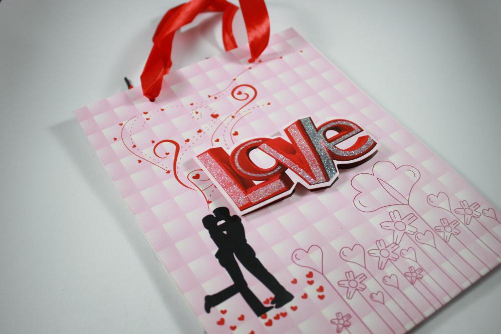 valentine paper bag